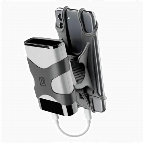 Suport de telefon pentru bicicleta Cellularline Bike Holder, Rider, Negru