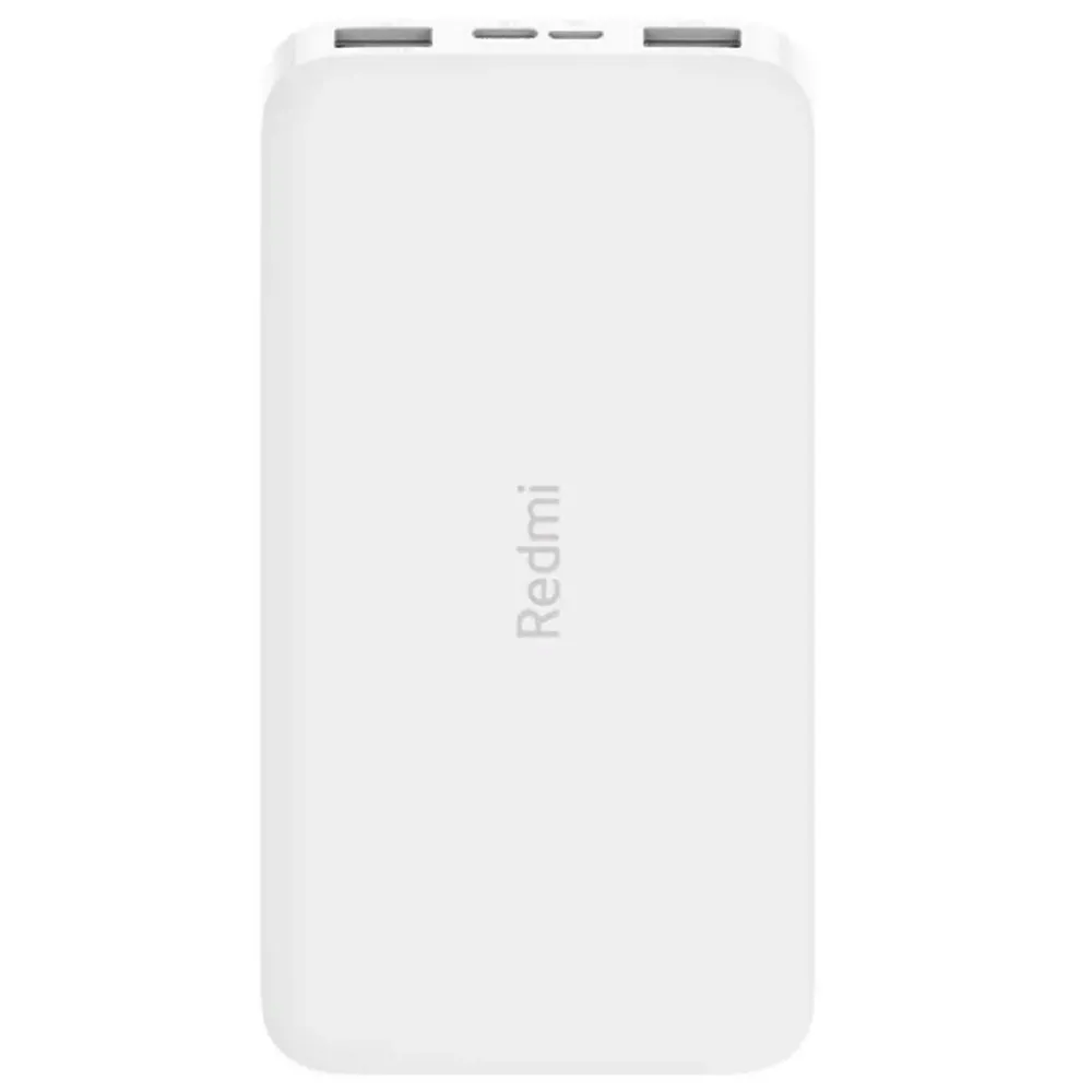 Портативное зарядное устройство Xiaomi Power Bank Redmi, 10000мА·ч, Белый