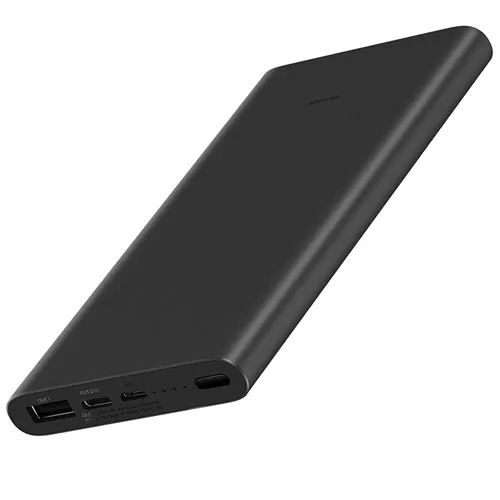 Портативное зарядное устройство Xiaomi Power Bank 3, 10000мА·ч, Чёрный