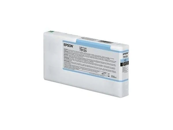 Ink Cartridge Epson T9135, Light Cyan, 200ml, C13T913500