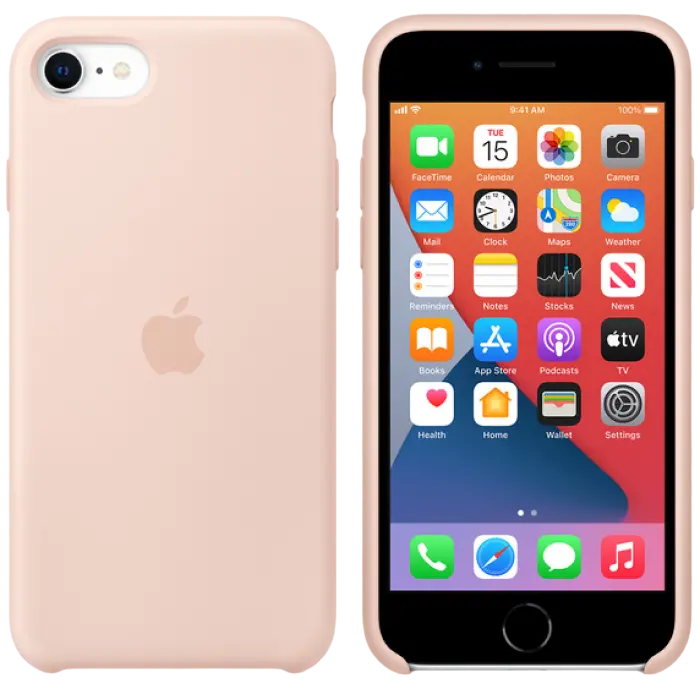 Чехол Apple iPhone SE 2020 Case, Розовый песок