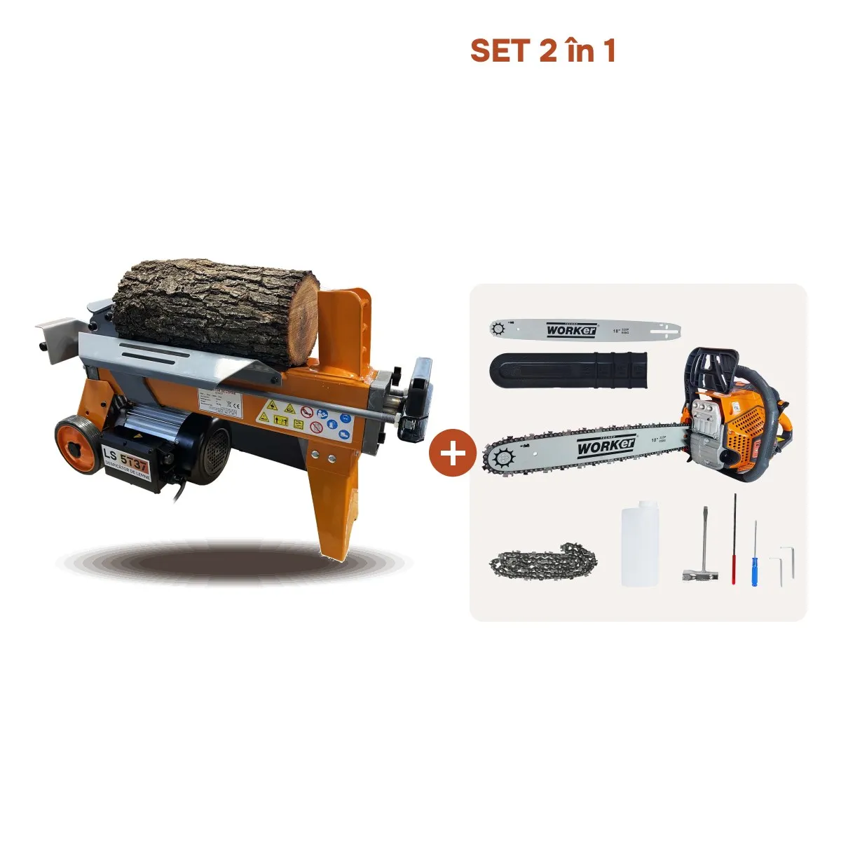 TikTok Despicator TECHNOWORKER LS 5T37 + Drujba  DB5802 PRO