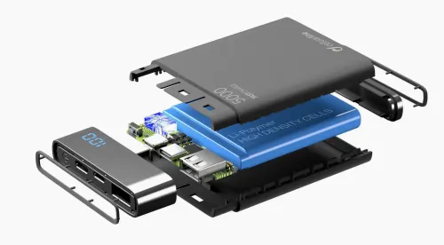 Acumulator extern Cellularline FreePower MANTA 5000, 5mAh, Negru