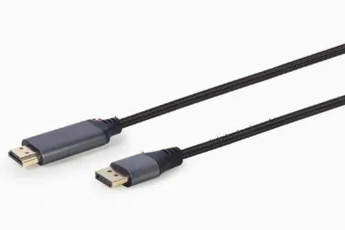 Cablu Video Cablexpert CC-DP-HDMI-4K-6, DisplayPort (M) - HDMI (M), 1,8m, Negru