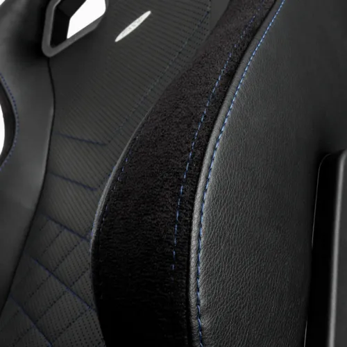 Scaun Gaming Noblechairs Epic, PU Piele, Negru/Albastru