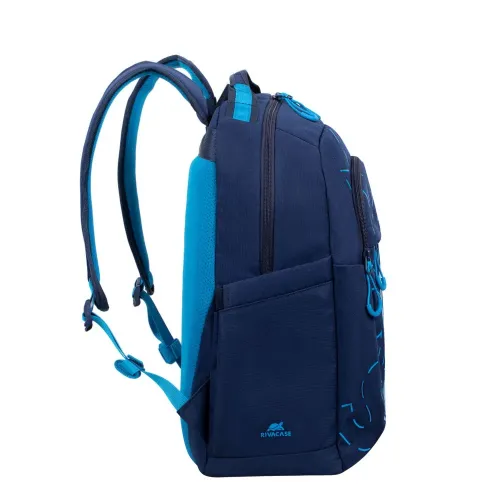 Backpack Rivacase 5430, for Laptop 15,6" & City bags, Dark Blue/Light Blue