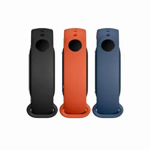 Curea pentru ceas Xiaomi MiBand 6, Negru/Portocaliu/Albastru