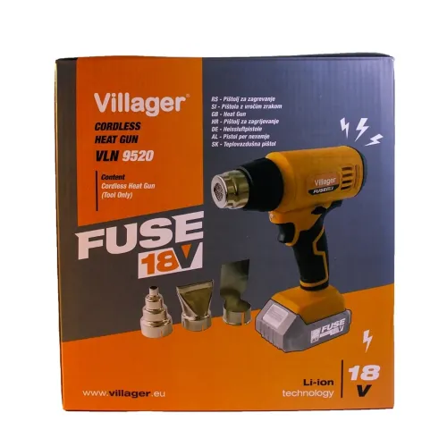 Строительный фен на аккумуляторе Villager FUSE VLN 9520