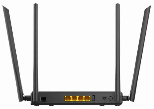 Router fără fir D-Link DIR-825/GFRU, 3G, 4G, Negru