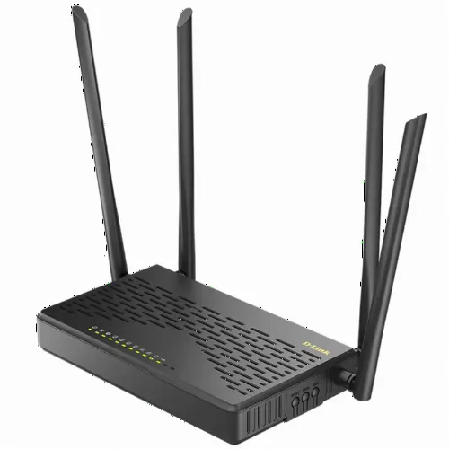 Router fără fir D-Link DIR-825/GFRU, 3G, 4G, Negru