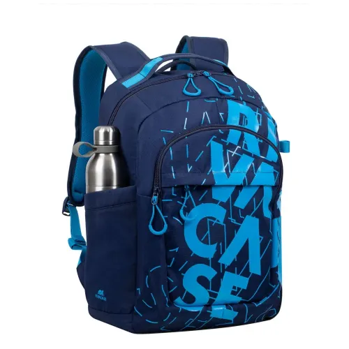 Backpack Rivacase 5430, for Laptop 15,6" & City bags, Dark Blue/Light Blue