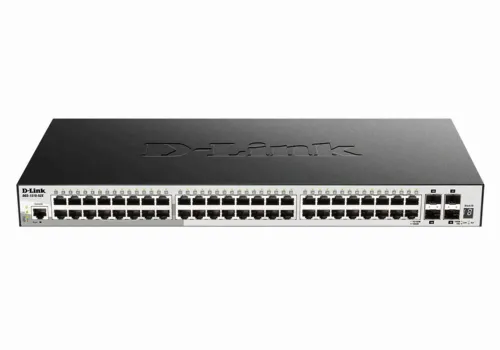 Сетевой коммутатор D-Link DGS-1510-52X, 48x 10/100/1000 Мбит/с, 4x SFP+