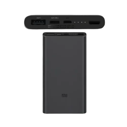 Acumulator extern Xiaomi Power Bank 3, 10000mAh, Negru