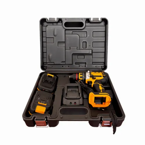 Masina de gaurit pe acumulator in set cu 2 baterii si 46 accesorii BS6018