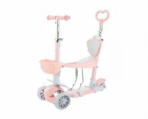 Trotinetă cu 3 roți pentru copii Kikka Boo BonBon, Roz