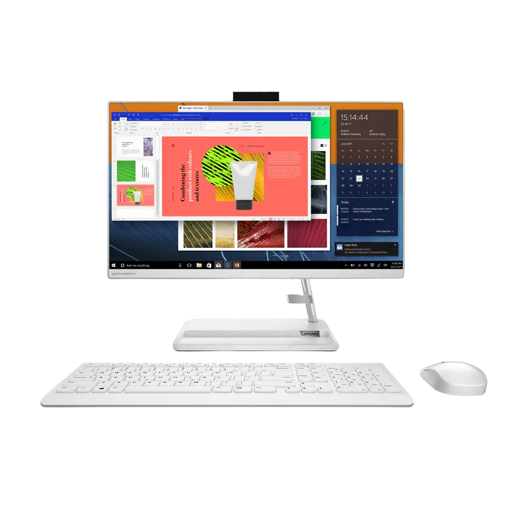 Computer All-in-One Lenovo IdeaCentre 3 27ITL6, 27", Intel Core i3-1115G4, 8GB/256GB, Fără SO, Alb