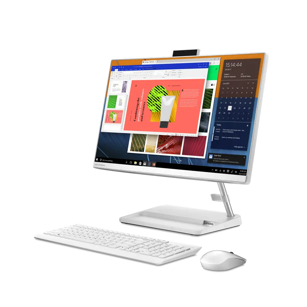 Computer All-in-One Lenovo IdeaCentre 3 27ITL6, 27", Intel Core i3-1115G4, 8GB/256GB, Fără SO, Alb