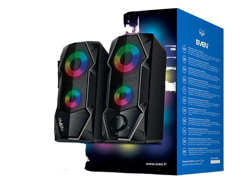 Компьютерные колонки 2.0 SVEN 