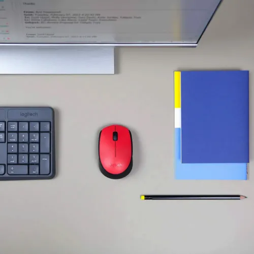 Mouse Wireless Logitech M171, Roșu