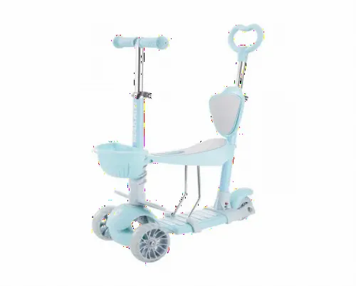 Trotinetă cu 3 roți pentru copii Kikka Boo BonBon, Albastru deschis