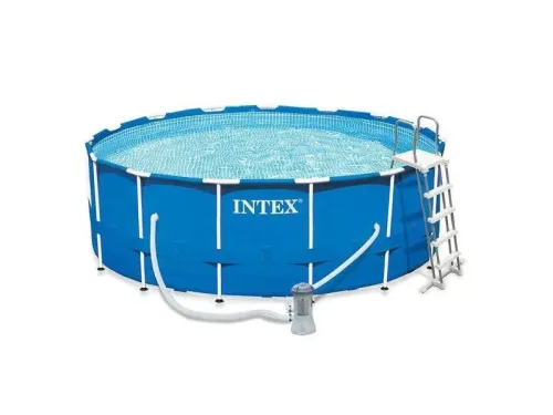 Каркасный бассейн Intex Metal Frame, 16800л, Синий, 28242