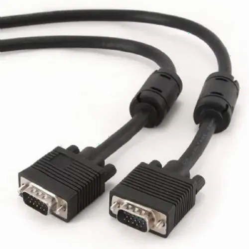 Cablu Video Cablexpert CC-PPVGA-5M-B, VGA D-Sub (M) - VGA D-Sub (M), 5m, Negru