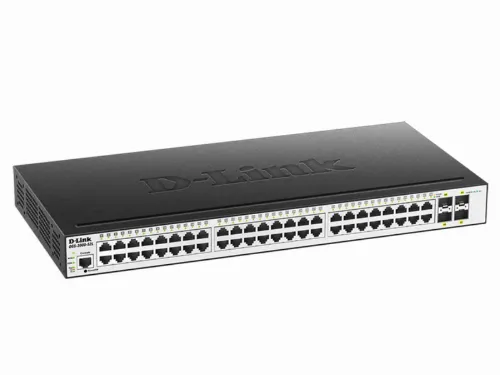 Switch de rețea D-Link DGS-3000-52L, 48x 10/100/1000 Mbps, 4x SFP