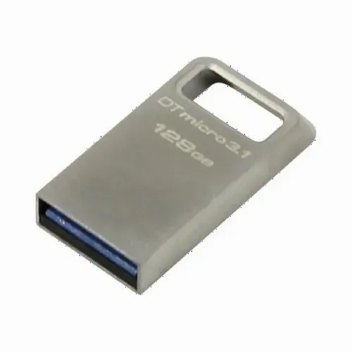 Memorie USB Kingston DataTraveler Micro 3.1, 128GB, Argintiu