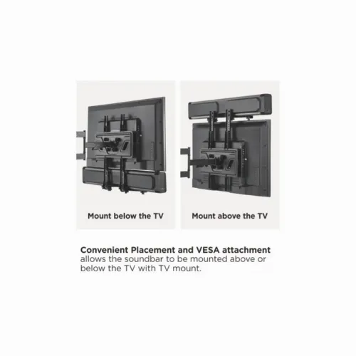 Настенное крепление Reflecta Soundbar Holder SBH114, Чёрный