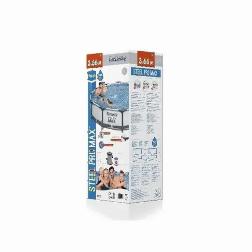 Каркасный бассейн Bestway 56416, 6473л, Серый, 56416