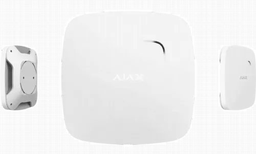 Detector de fum Ajax FireProtect Plus, Alb