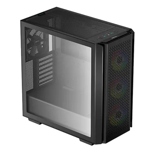 Carcasă PC Deepcool CG560, Midi-Tower, ATX PS2 , Negru