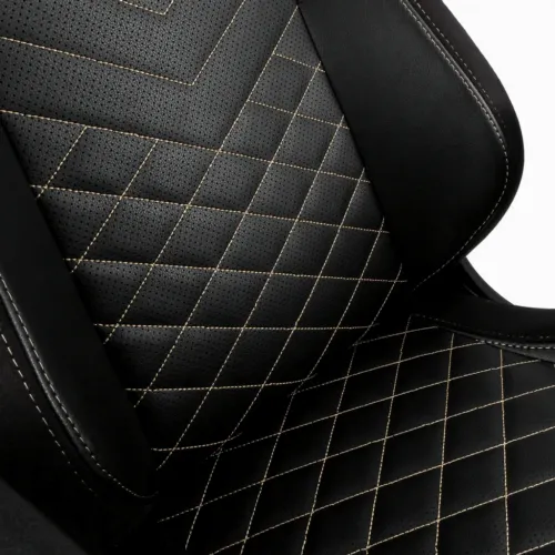 Scaun Gaming Noblechairs Epic, PU Piele, Negru/Auriu