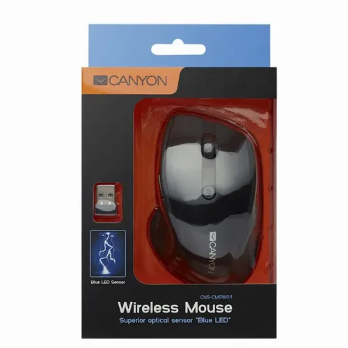 Mouse Wireless Canyon MW-01, Albastru