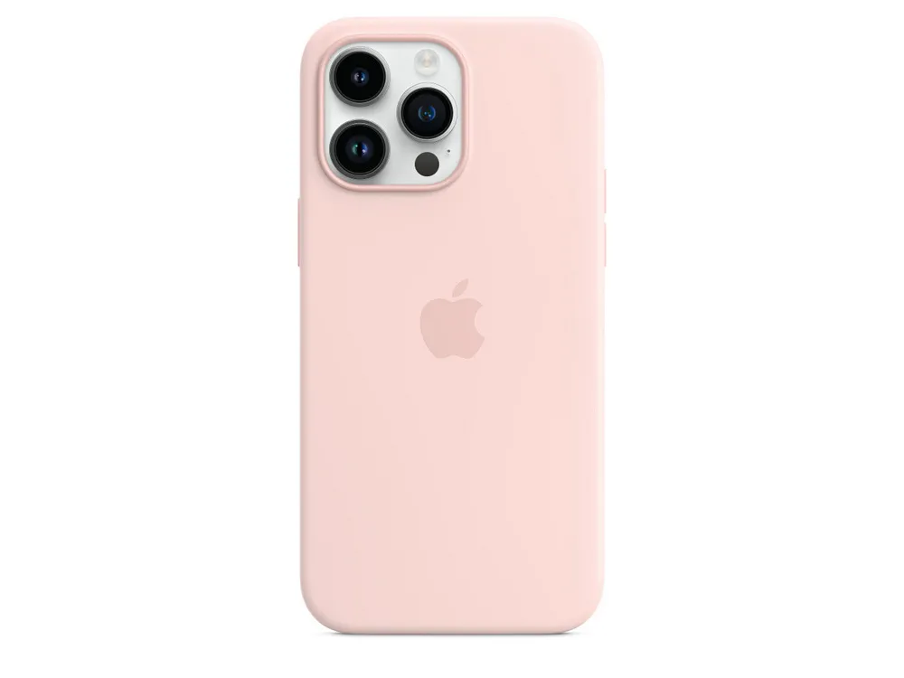 Original iPhone 14 Pro Max Silicone Case with MagSafe - Chalk Pink, Model A2913