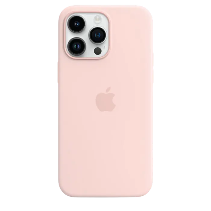 Original iPhone 14 Pro Max Silicone Case with MagSafe - Chalk Pink, Model A2913