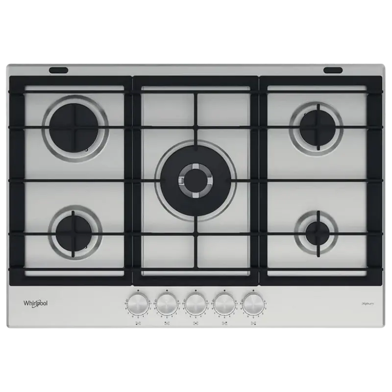 Газовая варочная панель Whirlpool GMWL 728/IXL, Нержавеющая сталь
