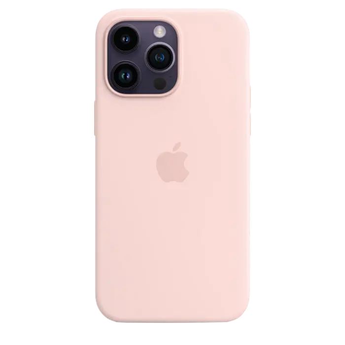 Original iPhone 14 Pro Max Silicone Case with MagSafe - Chalk Pink, Model A2913