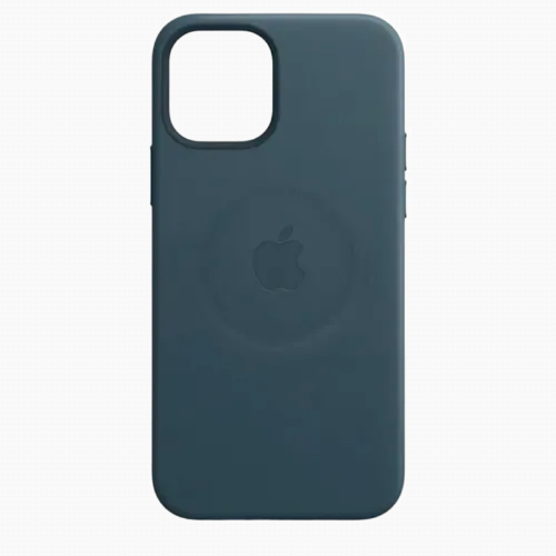 Original iPhone 12 | 12 Pro Leather Case with MagSafe, Baltic Blue