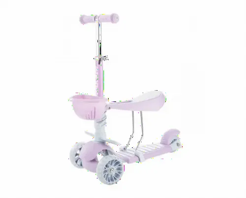 Trotinetă cu 3 roți pentru copii Kikka Boo BonBon, Liliac