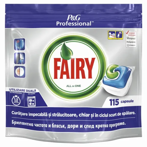 Capsule All in One Fairy P&G Professional, 115 buc