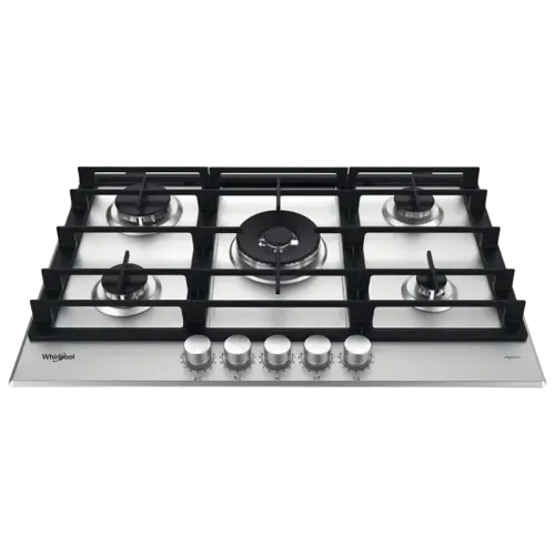 Plită pe gaz Whirlpool GMWL 728/IXL, Oțel inoxidabil