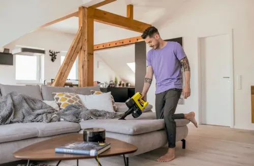 Вертикальный Пылесос Karcher VC 4, Желтый | Черный