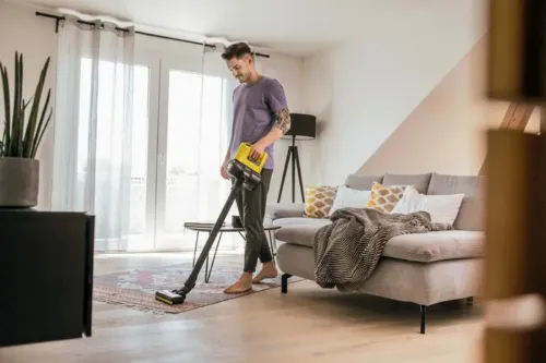 Вертикальный Пылесос Karcher VC 4, Желтый | Черный