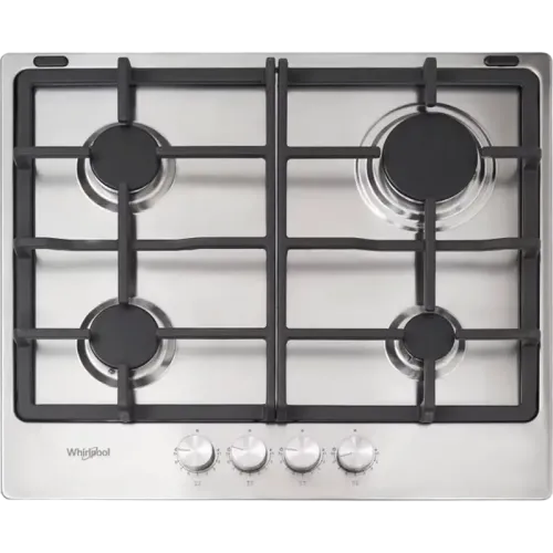 Plită pe gaz Whirlpool TKRL 660 IX, Oțel inoxidabil
