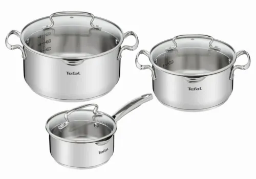 Set de vase Tefal G719S674, Oțel inoxidabil
