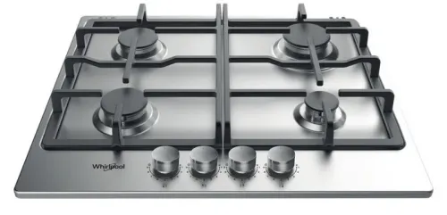 Plită pe gaz Whirlpool TKRL 660 IX, Oțel inoxidabil