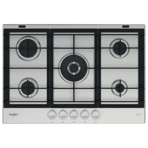 Plită pe gaz Whirlpool GMWL 728/IXL, Oțel inoxidabil