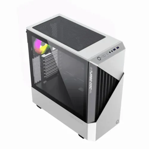 Компьютерный корпус Gamemax Contac COC, Midi-Tower, ATX, Белый/Чёрный