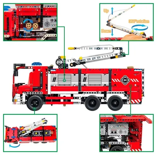 Конструктор XTech Fire Truck with Water Spraying